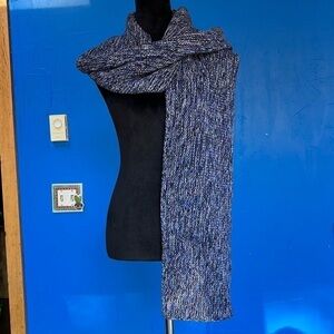 GAP‎ scarf AO Marled blue combo Blend unisex 10x70